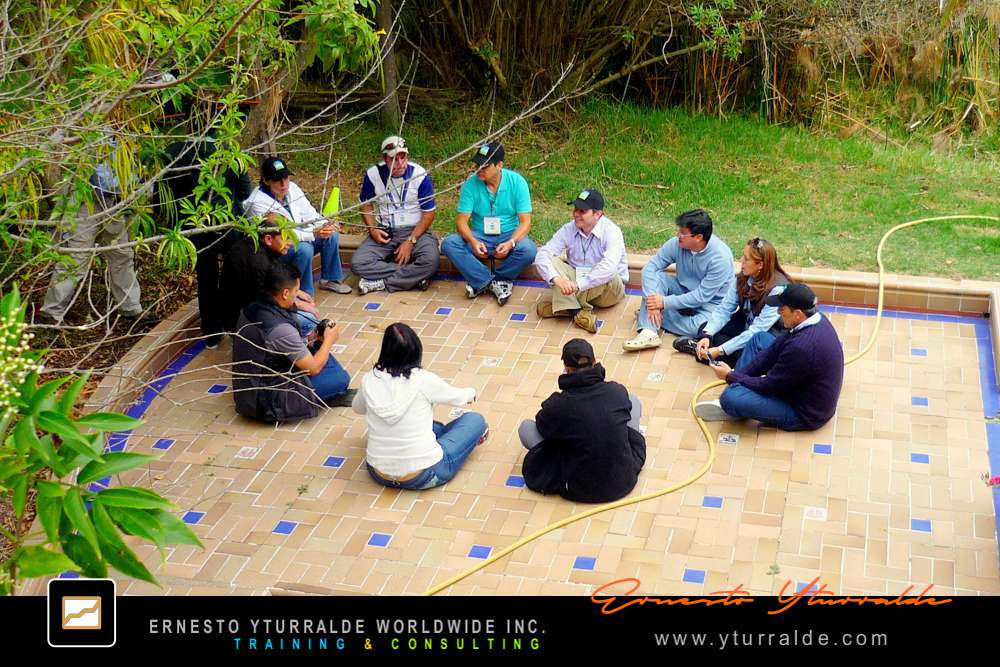 Team Building Cali Colombia | Ejercicios colaborativos de comunicación y confianza para equipos